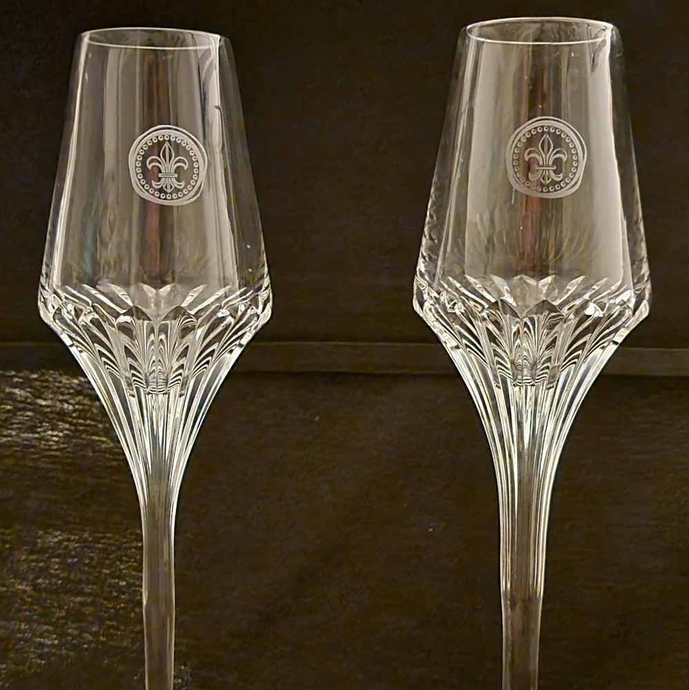Louis XIII - twin crystal glasses